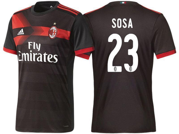 Men 23 Jose Sosa Jersey Away Soccer AC Milan Jersey 2018 Serie A - fastssd - Soccer Jersey - CrazyKill