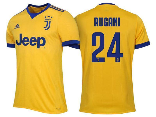 Men 24 Daniele Rugani Jersey Away Soccer Juventus Jersey 2018 Serie A - fastssd - Soccer Jersey - CrazyKill