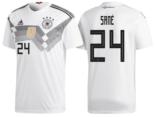 Men #24 Sane Jersey Home Germany National 2018 FIFA World Cup - fastssd - Soccer Jersey - CrazyKill