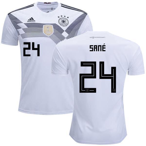 Men #24 Sane Jersey Home Germany National 2018 FIFA World Cup - fastssd - Soccer Jersey - CrazyKill