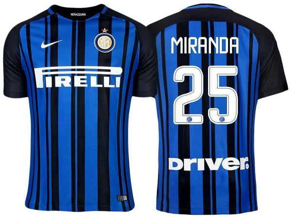 Men 25 Joao Miranda Jersey Home Soccer Inter Milan FC Jersey 2018 Serie A - fastssd - Soccer Jersey - CrazyKill