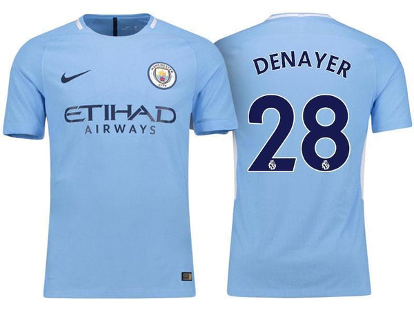 Men 28 Jason Denayer Jersey Home Soccer Manchester City Jersey Premier League - fastssd - Soccer Jersey - CrazyKill