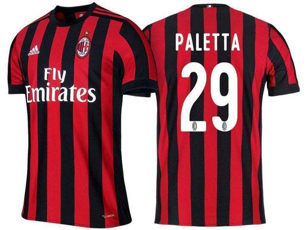 Men 29 Gabriel Paletta Jersey Home Soccer AC Milan Jersey 2018 Serie A - fastssd - Soccer Jersey - CrazyKill