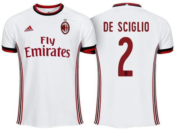 Men 2 Mattia De Sciglio Jersey Away Soccer AC Milan Jersey 2018 Serie A - fastssd - Soccer Jersey - CrazyKill