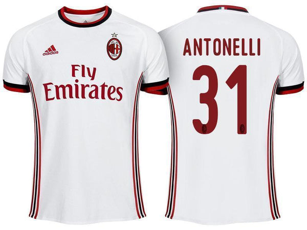 Men 31 Luca Antonelli Jersey Away Soccer AC Milan Jersey 2018 Serie A - fastssd - Soccer Jersey - CrazyKill