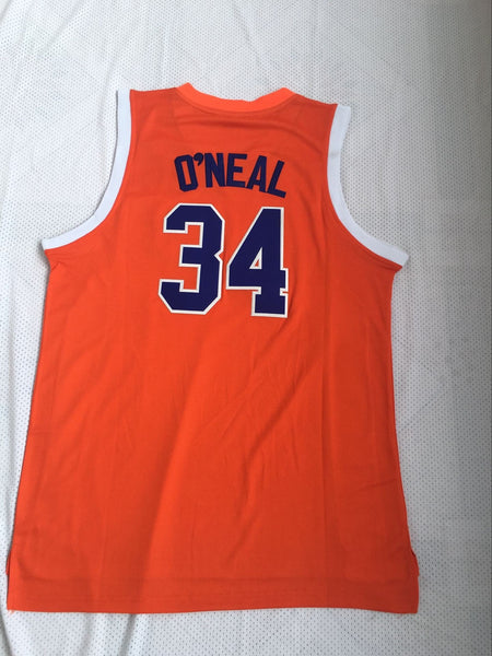 Men 34 Shaquille O'Neal Jersey Orange Harlem Buckets Jersey Swingman Fanatics - fastssd - NBA Jersey - nRevo