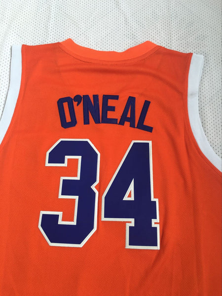 Men 34 Shaquille O'Neal Jersey Orange Harlem Buckets Jersey Swingman Fanatics - fastssd - NBA Jersey - nRevo