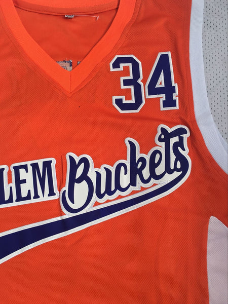 Men 34 Shaquille O'Neal Jersey Orange Harlem Buckets Jersey Swingman Fanatics - fastssd - NBA Jersey - nRevo