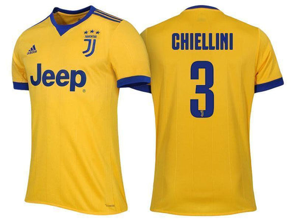 Men 3 Giorgio Chiellini Jersey Away Soccer Juventus Jersey 2018 Serie A - fastssd - Soccer Jersey - CrazyKill