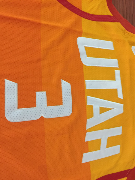 Men 3 Rubio Jazz Jersey City edition Yellow Orange Utah Jazz Jersey Fanatics - fastssd - NBA Jersey - nRevo