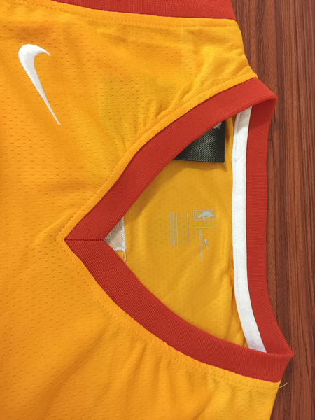Men 3 Rubio Jazz Jersey City edition Yellow Orange Utah Jazz Jersey Fanatics - fastssd - NBA Jersey - nRevo