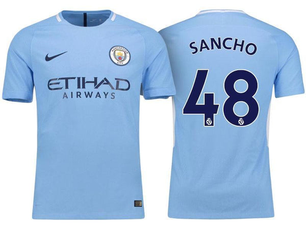 Men 48 Jadon Sancho Jersey Home Soccer Manchester City Jersey Premier League - fastssd - Soccer Jersey - CrazyKill