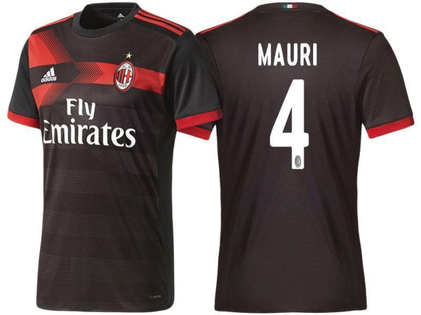 Men 4 Jose Mauri Jersey Away Soccer AC Milan Jersey 2018 Serie A - fastssd - Soccer Jersey - CrazyKill