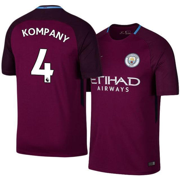 Men 4 Vincent Kompany Jersey Away Soccer Manchester City Jersey Premier League - fastssd - Soccer Jersey - CrazyKill