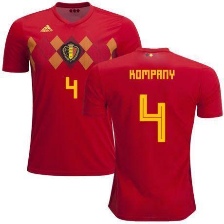 Men 4 Vincent Kompany Jersey Soccer Belgium Jersey 2018 World Cup Jersey - fastssd - Soccer Jersey - CrazyKill