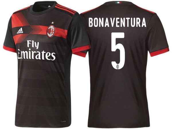 Men 5 Giacomo Bonaventura Jersey Away Soccer AC Milan Jersey 2018 Serie A - fastssd - Soccer Jersey - CrazyKill
