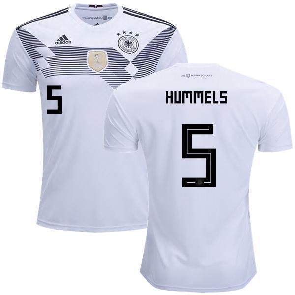 Men #5 Hummels Jersey Home Germany National 2018 FIFA World Cup - fastssd - Soccer Jersey - CrazyKill