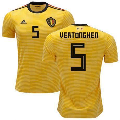 Men 5 Jan Vertonghen Jersey Soccer Belgium Jersey 2018 World Cup Jersey - fastssd - Soccer Jersey - CrazyKill