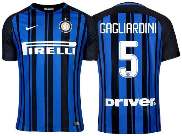 Men 5 Roberto Gagliardini Jersey Home Soccer Inter Milan FC Jersey 2018 Serie A - fastssd - Soccer Jersey - CrazyKill