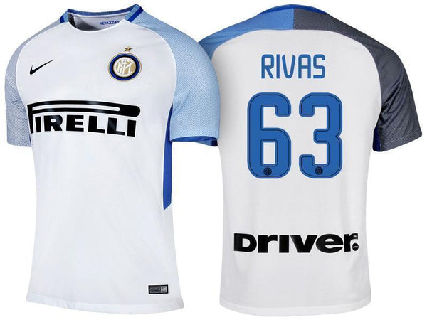 Men 63 Rigoberto Rivas Jersey Away Soccer Inter Milan FC Jersey 2018 Serie A - fastssd - Soccer Jersey - CrazyKill