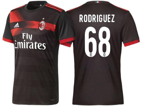 Men 68 Ricardo Rodriguez Jersey Away Soccer AC Milan Jersey 2018 Serie A - fastssd - Soccer Jersey - CrazyKill