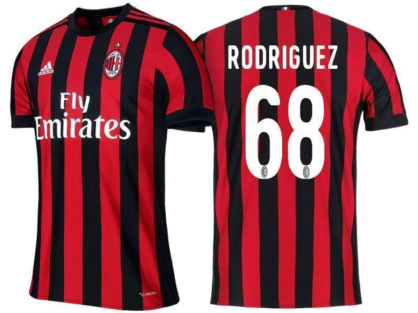 Men 68 Ricardo Rodriguez Jersey Home Soccer AC Milan Jersey 2018 Serie A - fastssd - Soccer Jersey - CrazyKill