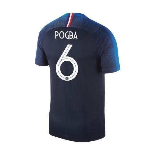 Men #6 Paul Pogba Jersey Blue France National 2018 FIFA World Cup - fastssd - Soccer Jersey - CrazyKill