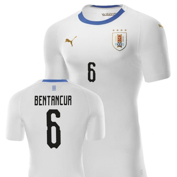 Men #6 Rodrigo Bentancur Jersey Uruguay National 2018 FIFA World Cup Player - fastssd - Soccer Jersey - CrazyKill