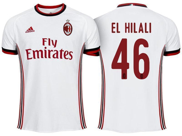 Men 46 Mattia El Hilali Jersey Away Soccer AC Milan Jersey 2018 Serie A - fastssd - Soccer Jersey - CrazyKill