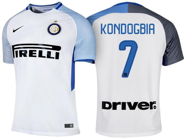 Men 7 Geoffrey Kondogbia Jersey Away Soccer Inter Milan FC Jersey 2018 Serie A - fastssd - Soccer Jersey - CrazyKill