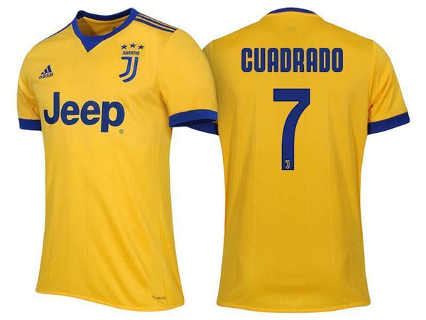 Men 7 Juan Cuadrado Jersey Away Soccer Juventus Jersey 2018 Serie A - fastssd - Soccer Jersey - CrazyKill