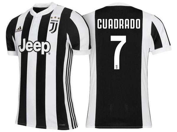 Men 7 Juan Cuadrado Jersey Home Soccer Juventus Jersey 2018 Serie A - fastssd - Soccer Jersey - CrazyKill