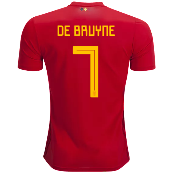 Men 7 Kevin De Bruyne Jersey Soccer Belgium Jersey 2018 World Cup Jersey - fastssd - Soccer Jersey - CrazyKill