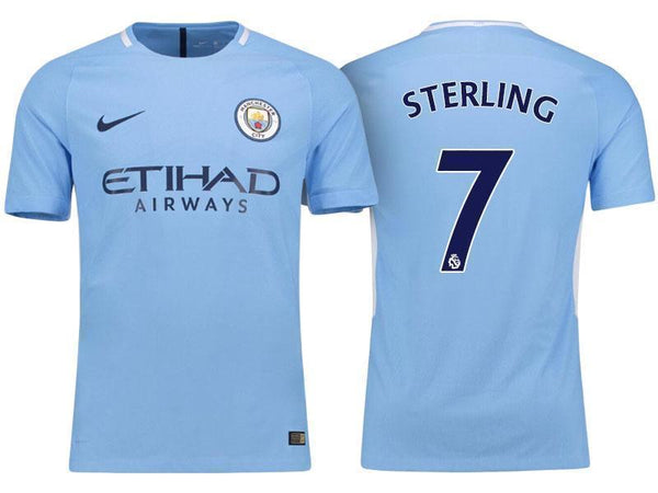 Men 7 Raheem Sterling Jersey Home Soccer Manchester City Jersey 2018 Premier League - fastssd - Soccer Jersey - CrazyKill