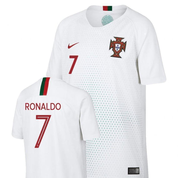 Men #7 Cristiano Ronaldo Jersey Away Portugal National 2018 FIFA World Cup - fastssd - Soccer Jersey - CrazyKill