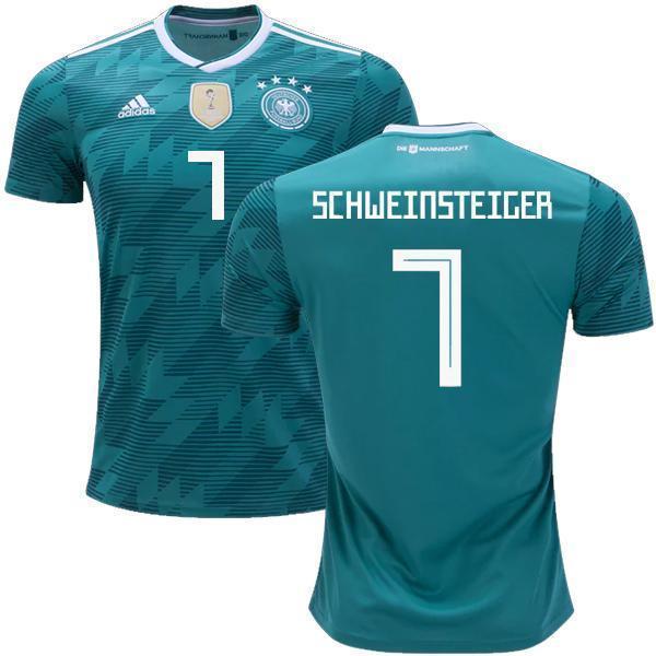 Men #7 Schweinsteiger Jersey Away Germany National 2018 FIFA World Cup - fastssd - Soccer Jersey - CrazyKill