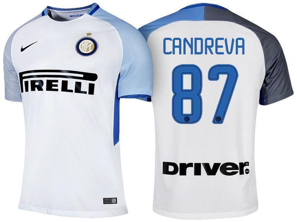 Men 87 Antonio Candreva Jersey Away Soccer Inter Milan FC Jersey 2018 Serie A - fastssd - Soccer Jersey - CrazyKill