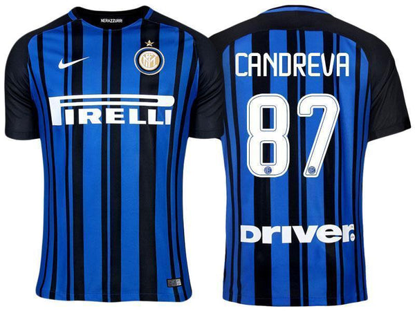 Men 87 Antonio Candreva Jersey Home Soccer Inter Milan FC Jersey 2018 Serie A - fastssd - Soccer Jersey - CrazyKill