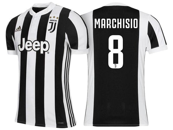 Men 8 Claudio Marchisio Jersey Home Soccer Juventus Jersey 2018 Serie A - fastssd - Soccer Jersey - CrazyKill
