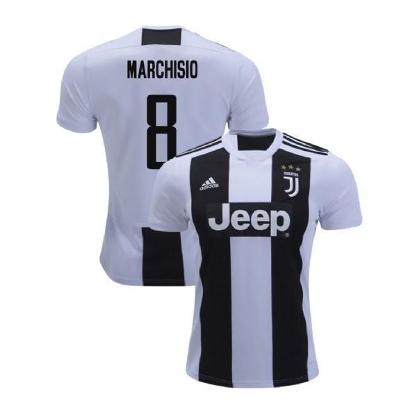 Men 8 Claudio Marchisio Jersey Home Soccer Juventus Jersey 2019 Serie A - fastssd - Soccer Jersey - CrazyKill