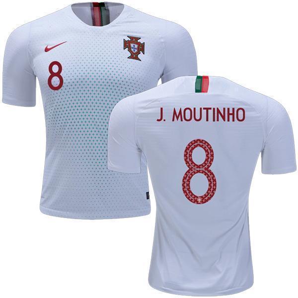 Men #8 J.Moutinho Jersey Away Portugal National 2018 FIFA World Cup - fastssd - Soccer Jersey - CrazyKill