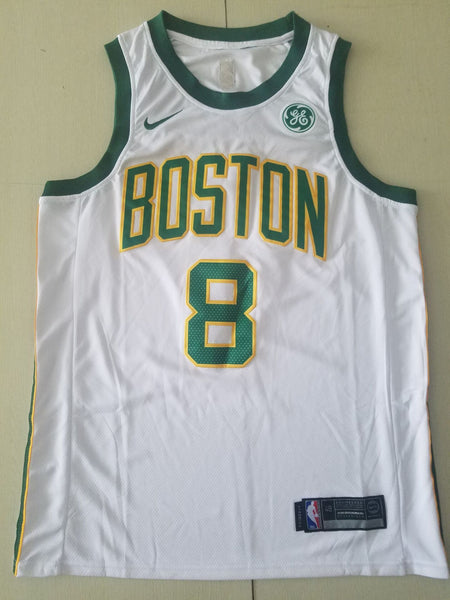 New Men 8 Kemba Walker Jersey White Boston Celtics Jersey Swingman Fanatics - fastssd - NBA Jersey - nRevo