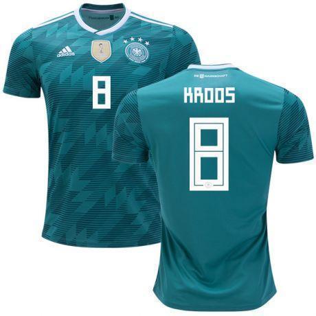 Men #8 Toni Kroos Jersey Away Germany National 2018 FIFA World Cup - fastssd - Soccer Jersey - CrazyKill