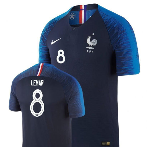 Men #8 Lemar Jersey Blue France National 2018 FIFA World Cup - fastssd - Soccer Jersey - CrazyKill