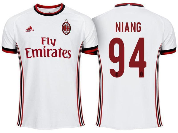 Men 94 M'Baye Niang Jersey Away Soccer AC Milan Jersey 2018 Serie A - fastssd - Soccer Jersey - CrazyKill