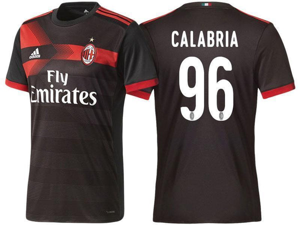 Men 96 Davide Calabria Jersey Away Soccer AC Milan Jersey 2018 Serie A - fastssd - Soccer Jersey - CrazyKill