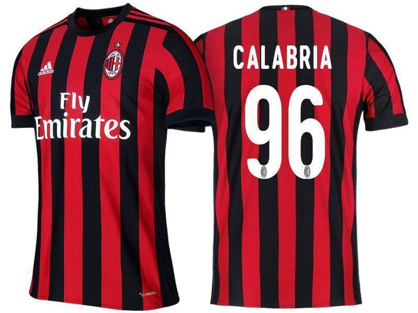 Men 96 Davide Calabria Jersey Home Soccer AC Milan Jersey 2018 Serie A - fastssd - Soccer Jersey - CrazyKill