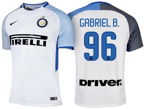 Men 96 Gabriel Barbosa Jersey Away Soccer Inter Milan FC Jersey 2018 Serie A - fastssd - Soccer Jersey - CrazyKill