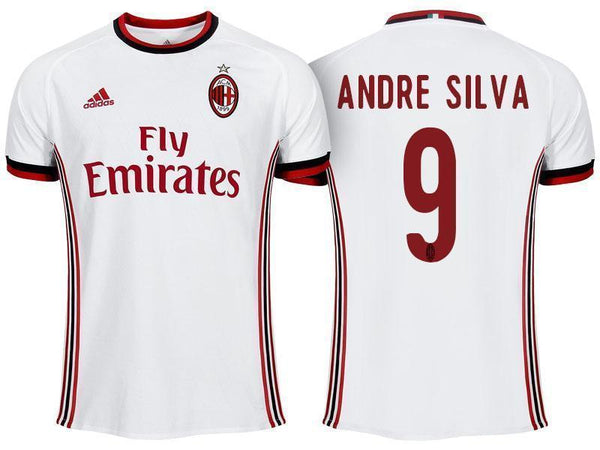 Men 9 Andre Silva Jersey Away Soccer AC Milan Jersey 2018 Serie A - fastssd - Soccer Jersey - CrazyKill