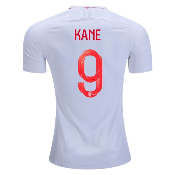 Men #9 Kane Jersey Home England National 2018 FIFA World Cup - fastssd - Soccer Jersey - CrazyKill